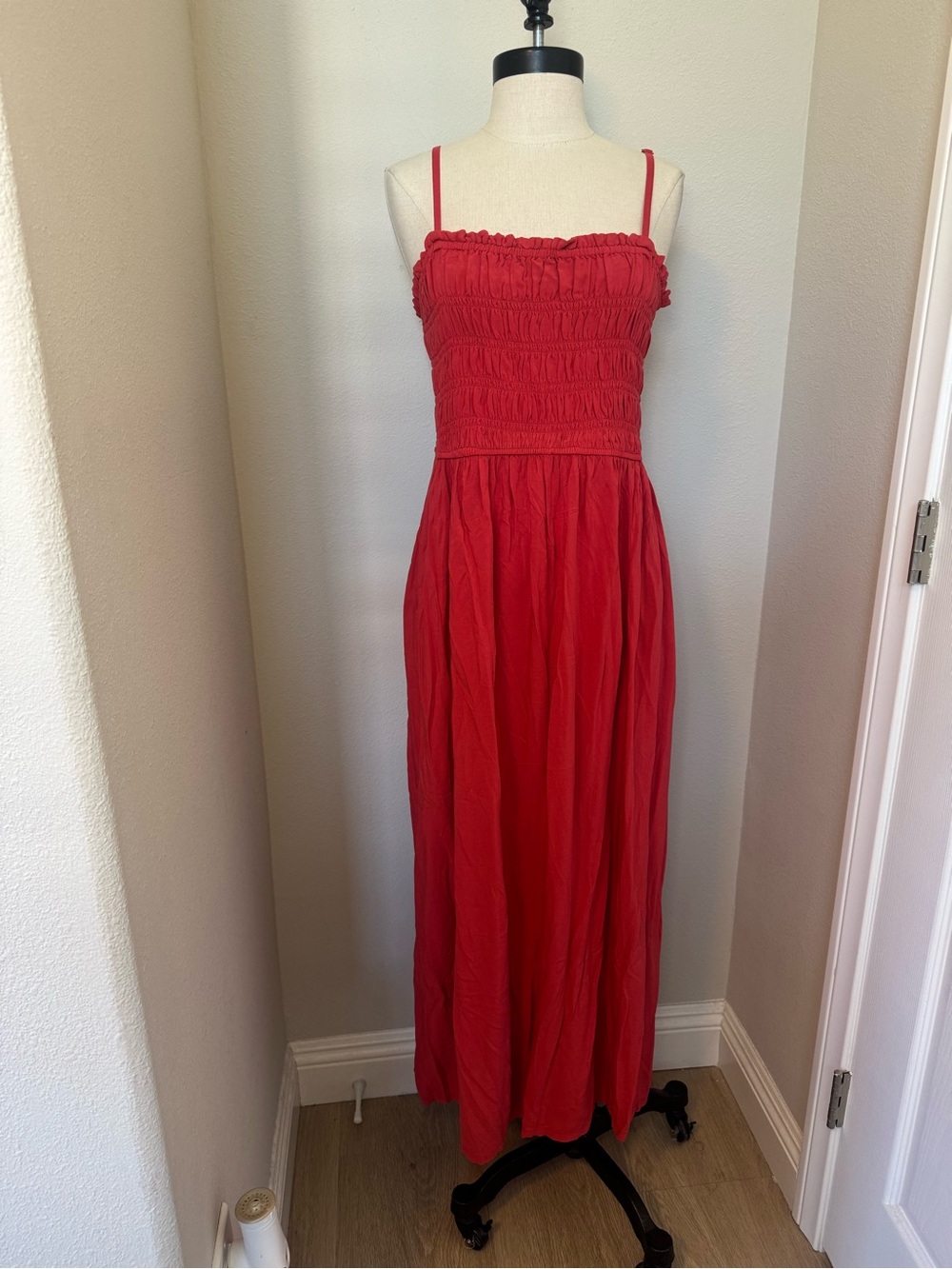 Fit & Flare Sleeveless Maxi Dress in Tidewater NWT - Picture 2 of 7